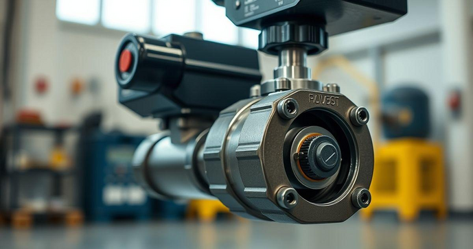 Válvula esfera com atuador pneumático: eficiência e praticidade em automação
